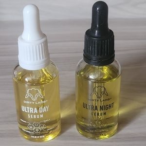 Dirty Lamb ultra night serum and ultra day serum both new
